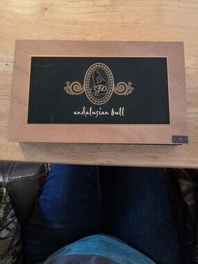 La Flor Dominicana Andalusion Bull Wood Cigar Box